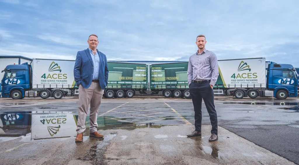Driving excellence on and off the road: 4 aces and matthews haulage collaborate on new branded trailers.