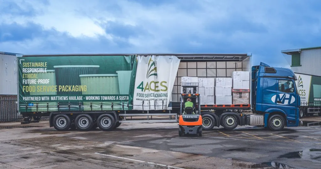 Driving excellence on and off the road: 4 aces and matthews haulage collaborate on new branded trailers.