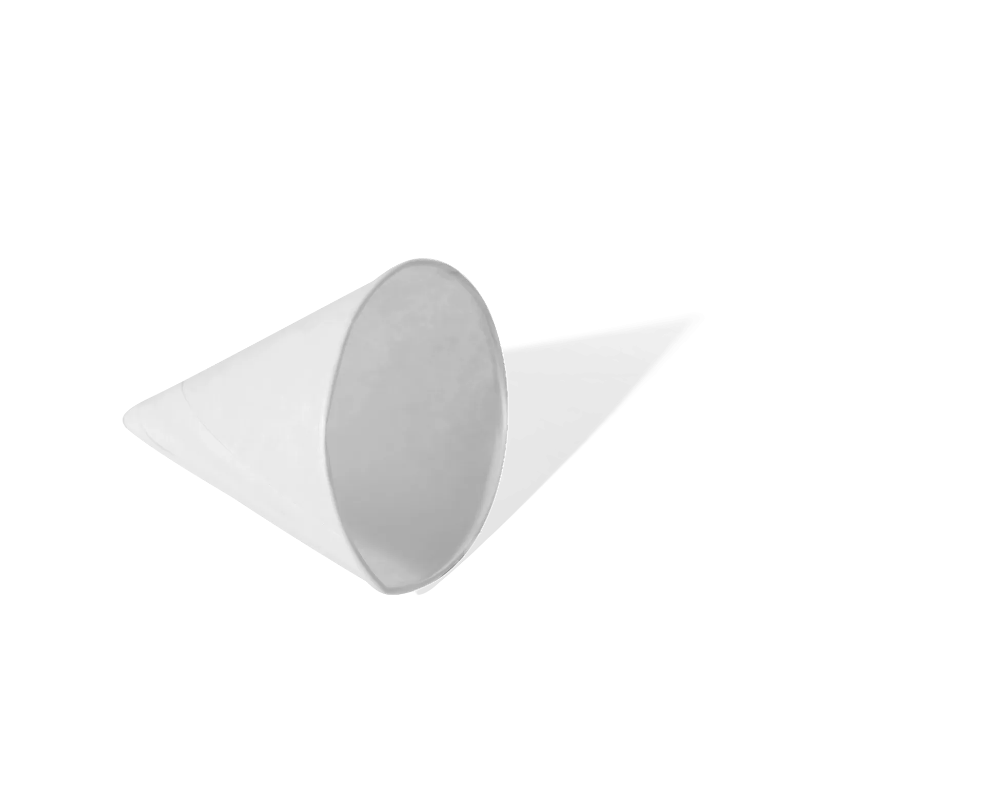 Paper cone.