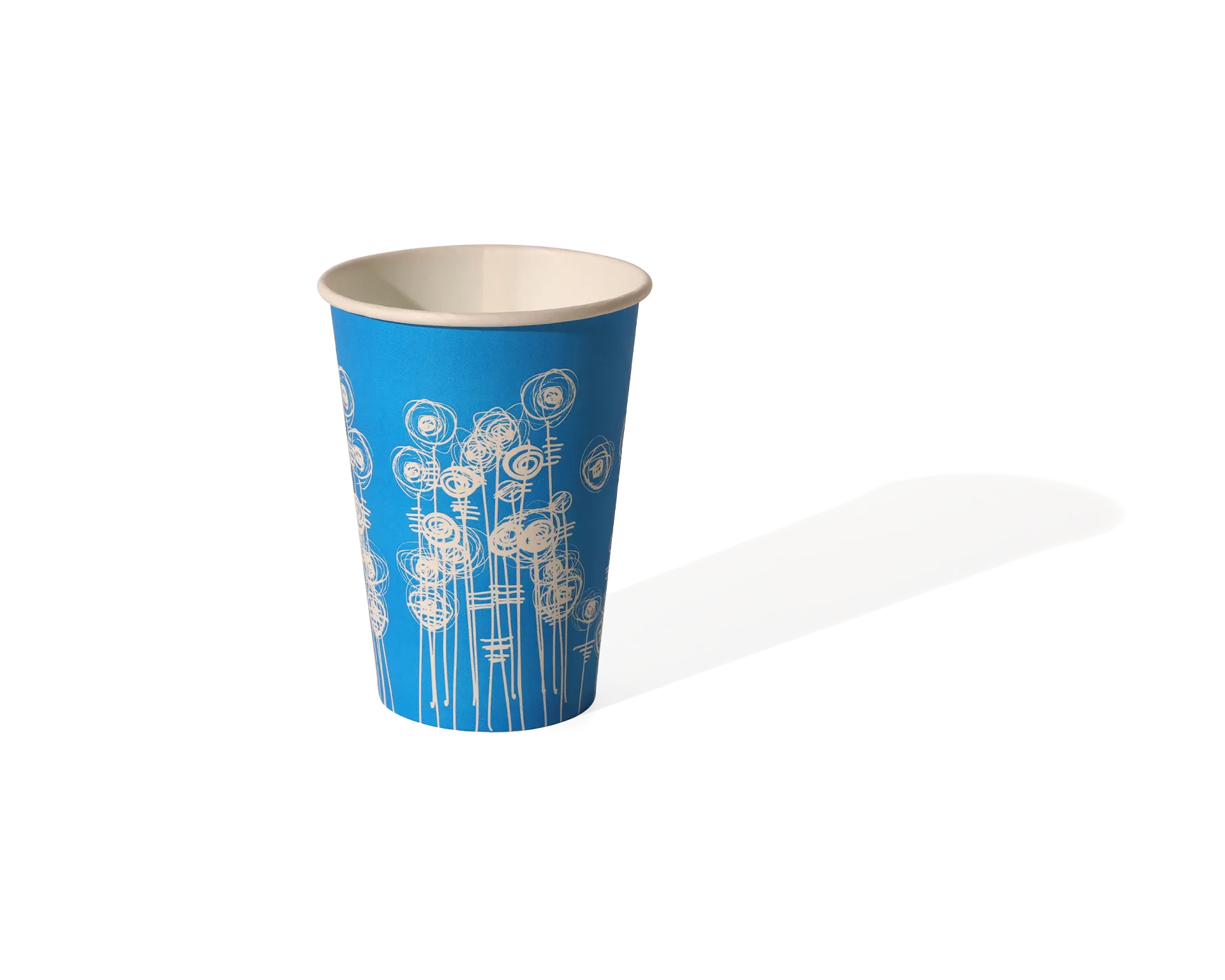 Aqua Swirl Paper Water Cup