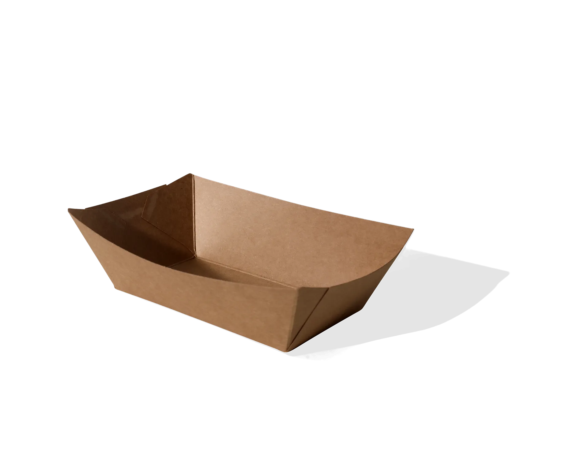 Kraft boat tray