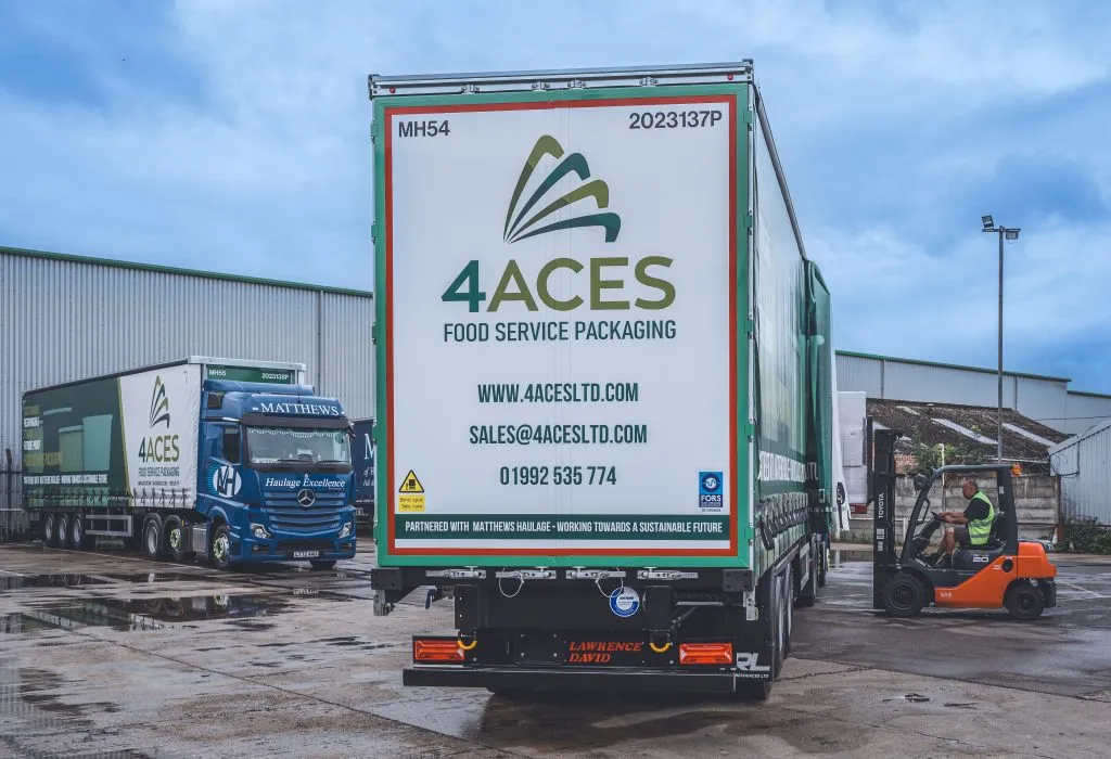 Driving excellence on and off the road: 4 aces and matthews haulage collaborate on new branded trailers.