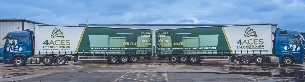 Driving excellence on and off the road: 4 aces and matthews haulage collaborate on new branded trailers.