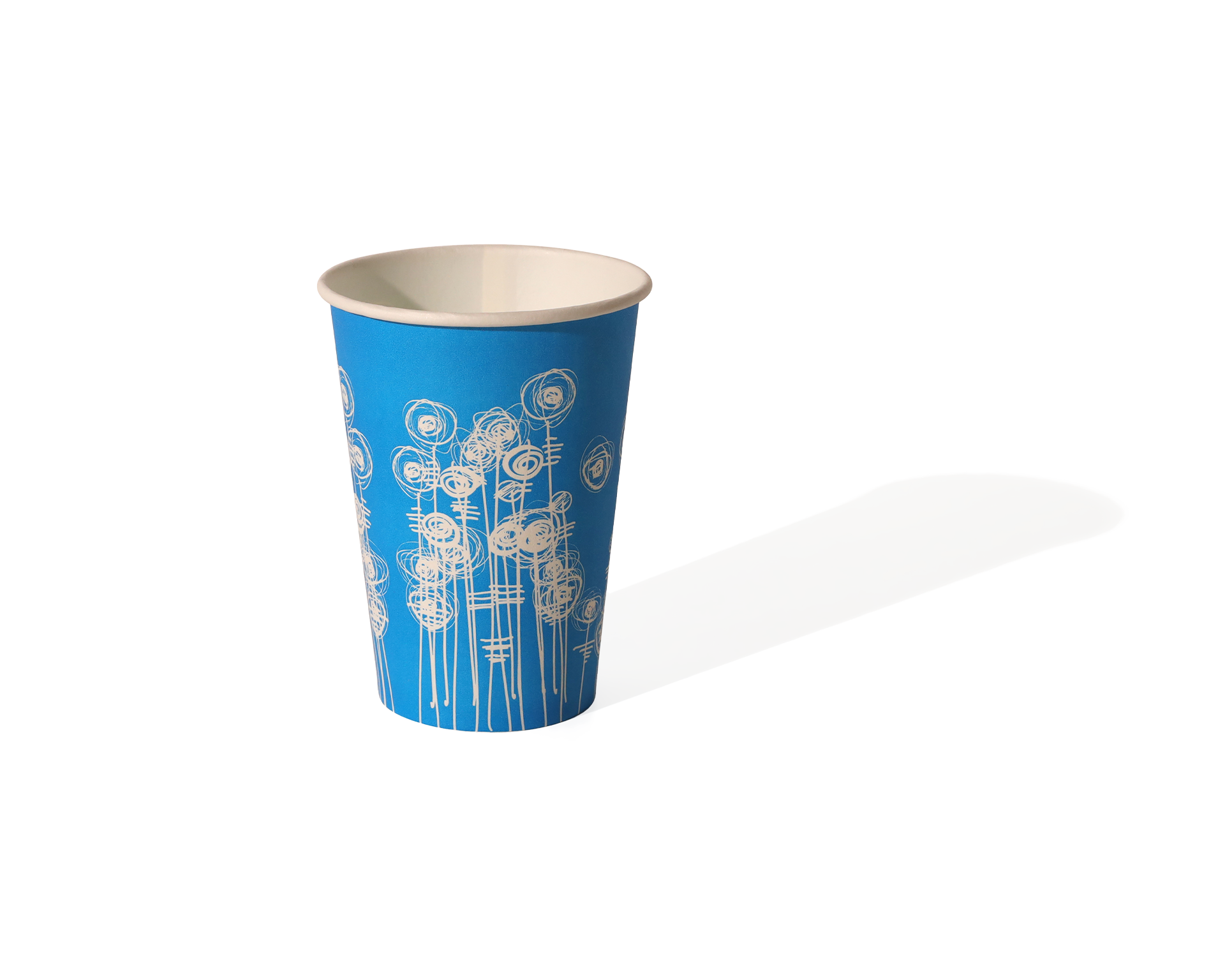 Aqua Swirl Paper Water Cup